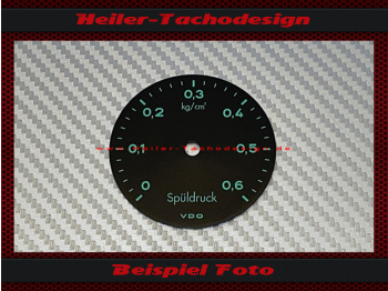 Zifferblatt Spüldruck Anzeige für Porsche 356 60 mm Instrument