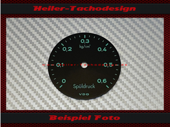 Zifferblatt Spüldruck Anzeige für Porsche 356 60 mm Instrument