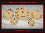 Speedometer Discs for Mercedes W140 S Class 260 Kmh 7000 UPM