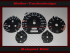 Tachoscheiben für Mercedes W140 S Klasse 260 Kmh 7 UPM