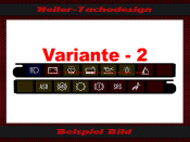 Tachosymbole Tacho Symbole Leisten für Mercedes C140 W140 S Klasse