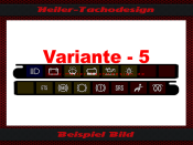 Tachosymbole Tacho Symbole Leisten für Mercedes C140 W140 S Klasse