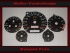 Speedometer Discs for Mercedes SL W129 R129 1989 bis1995 160 Mph to 260 Kmh 8 RPM