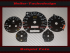 Speedometer Discs for Mercedes SL W129 R129 1989 bis1995 160 Mph to 260 Kmh 8 RPM