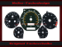 Speedometer Discs for Mercedes SL W129 R129 1989 bis1995 160 Mph to 260 Kmh 8 RPM