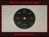 Dial Economy Display for Porsche 356 60 mm Instrument