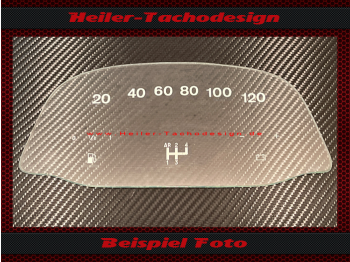 Speedometer disc speedometer glass for Citroen Ente 2 CV Jaeger 120 kmh