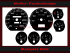 Speedometer Discs for Audi 200 20v Audi 100 Typ44 NFL Model 1990 260 Kmh
