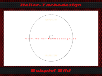 Temperatur Kraftstoffanzeige Glas Scheibe DDR IFA Wartburg 313 Sport