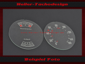Speedometer Glass Speedometer Disc for DDR IFA Wartburg 313 Sport 160 Kmh