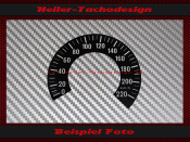 Speedometer Sticker for Yamaha XS 2 Model 1972 140 Mph to...