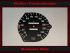 Tachoscheibe für Mercedes W116 S Klasse 260 Kmh