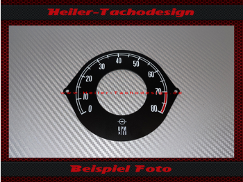 Drehzahlmesser Scheibe Opel Admiral / Diplomat 1969