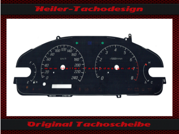 Tachoscheibe für Mitsubishi Galant HC 1997 240 Kmh Schalter