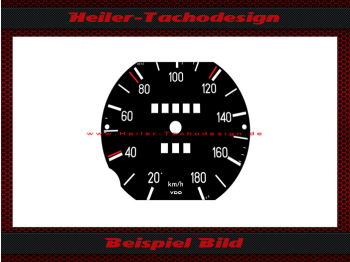 Speedometer Disc for BMW E10 02 Serie 1966 to 1971 180 Kmh