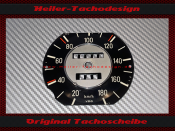Speedometer Disc for BMW E10 02 Serie 1966 to 1971 180 Kmh