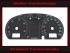 Speedometer disc for VW Polo 9N speedometer up to 220 tachometer up to 55 RPM