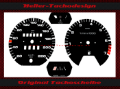 Speedometer Discs for VW Scirocco 2 53B MK2