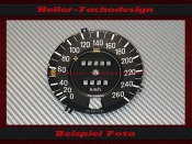 Speedometer Sticker for Mercedes W109 300 SEL 6,3 with...