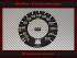 Speedometer Sticker for Mercedes W109 300 SEL 6,3 with AIR-Spring 160 Mph to 260 Kmh