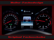 Tachoscheibe für Mercedes W205 C63 AMG GT S 220 Mph...