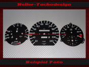 Speedometer Discs for Mercedes W126 280SE S Class 240 Kmh...
