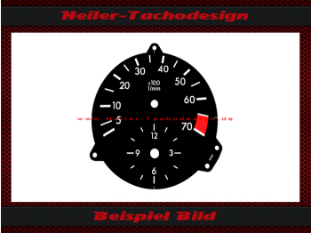 Drehzahlmesserscheibe für Mercedes SL W126 S Klasse 7 RPM - 2