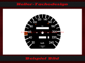 Speedometer Disc for Mercedes W126 S Class 240 Kmh...