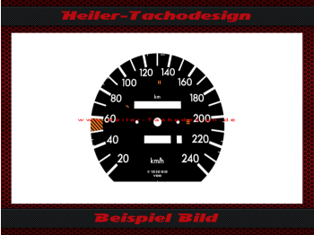 Speedometer Disc for Mercedes W126 S Class 240 Kmh switching pointe - 4