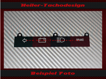 Tacho Symbole Leiste für Mercedes SL W107 R107 W116 Variante - 2