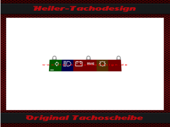Speedometer Symbols Bar for Mercedes SL W107 R107 W116 Variante - 3