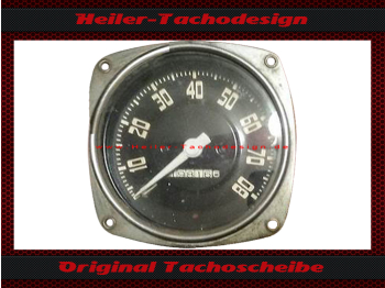 Speedometer Sticker for Dodge Pickup B3-B 1952 80 Mph to 130 Kmh