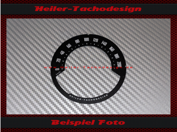 Speedometer Disc for Harley Davidson Softail Breakout 2019 Ø80 Mph to Kmh