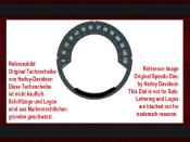 Speedometer Disc for Harley Davidson Softail Breakout 2019 Ø80 Mph to Kmh