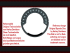 Speedometer Sticker for Harley Davidson Softail Breakout 2019 Ø80 Mph to Kmh