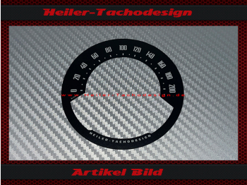Speedometer Sticker for Harley Davidson Softail Lowrider FXLR FXLRS 20192021 Ø80 Mph to Kmh