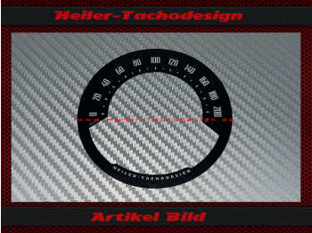Speedometer Sticker for Harley Davidson Softail Lowrider FXLR FXLRS 20192021 Ø80 Mph to Kmh