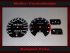 Tachoscheiben für VW Golf 2 Jetta 2 VDO 300 Kmh DZM 9000 RPM