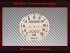 Speedometer Disc for Autometer 120 Mph Ø74 mm