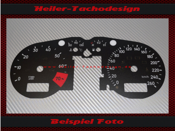 Speedometer Disc for Audi TT 160 Mph to 260 Kmh Version 1