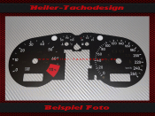 Speedometer Disc for Audi TT 160 Mph to 260 Kmh Version 1