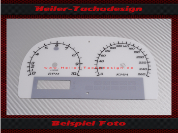 Speedometer Disc for Lotus Elise Speedometer 160 Tachometer 10 Mph to Kmh