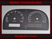 Speedometer Disc for Lotus Elise 160 Mph to 260 Kmh...