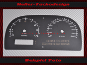Speedometer Disc for Lotus Elise Speedometer 160 Tachometer 10 Mph to Kmh