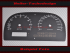 Speedometer Disc for Lotus Elise 160 Mph to 260 Kmh tachometer up to 10 RPM