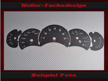 Speedometer Disc for Porsche 996 Switch befor Facelift Mph to Kmh