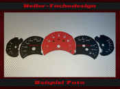 Speedometer Disc for Porsche 996 Switch before Facelift Mph to Kmh