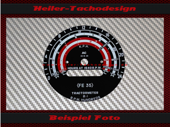 Tachoscheibe für Traktormeter Massey Ferguson FE 35  MF 35
