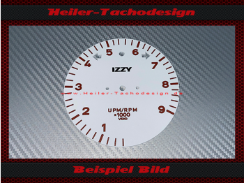 Tachometer Disc for Porsche 911 9000 RPM