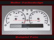 Speedometer Disc for Opel Speedster Turbo 260 Kmh